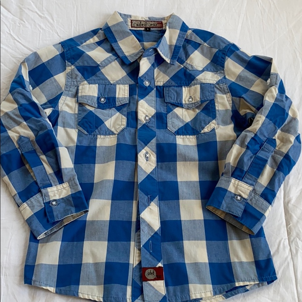 NWOT Faded Gear boys long sleeve shirt - size 5